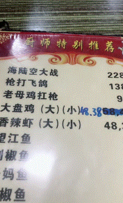 这样的菜单是来搞笑的吧，还用想吗？直接要大盘啊。