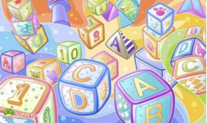 看图，打一儿童玩具