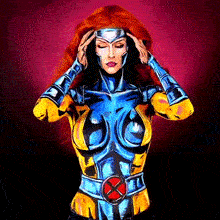 车灯画的不错，这胸也太完美了点