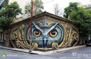 这个街头涂鸦帅