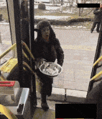 大叔都惊呆了,还能这样乘车吗?