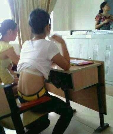 女汉子都是这样防暑的