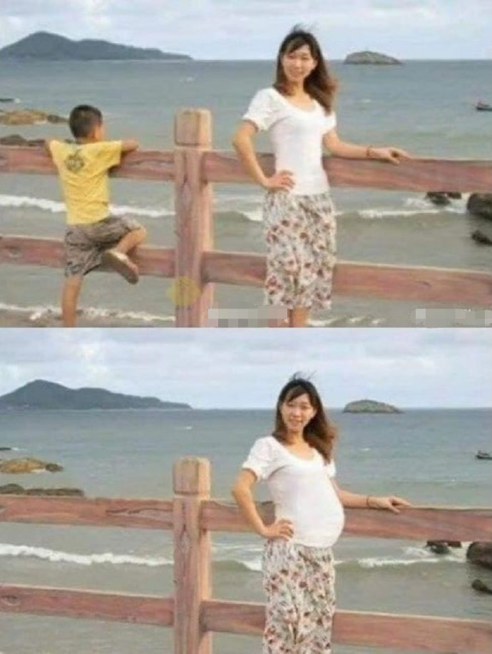 求助大神把小孩P掉