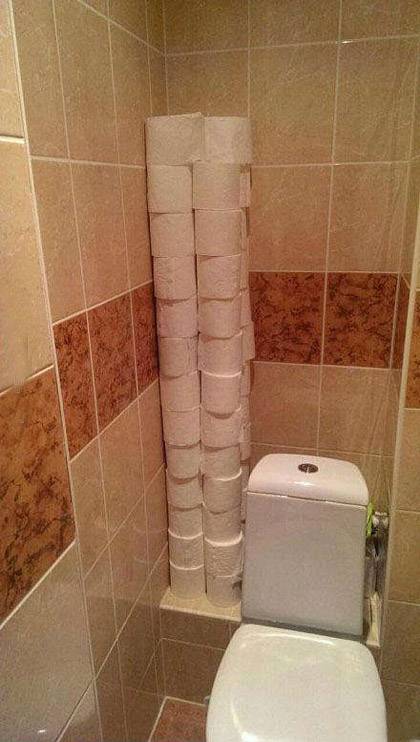 一柱擎天，再也不怕忘带纸了