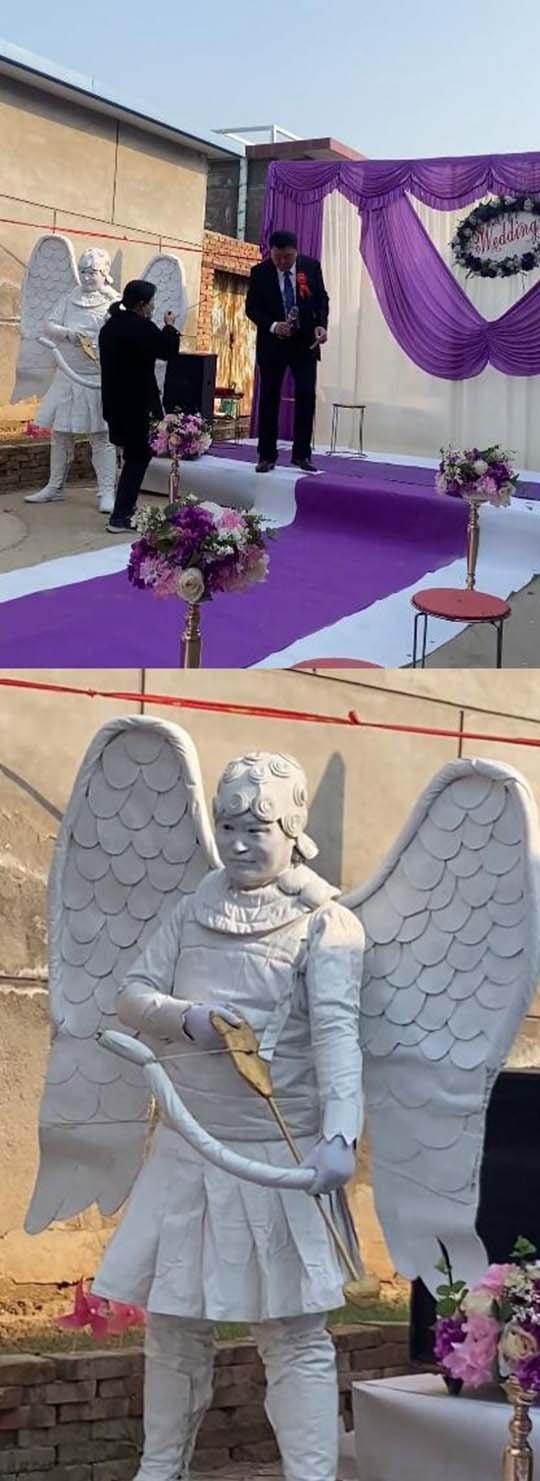 丘比特好像不满意这门亲事