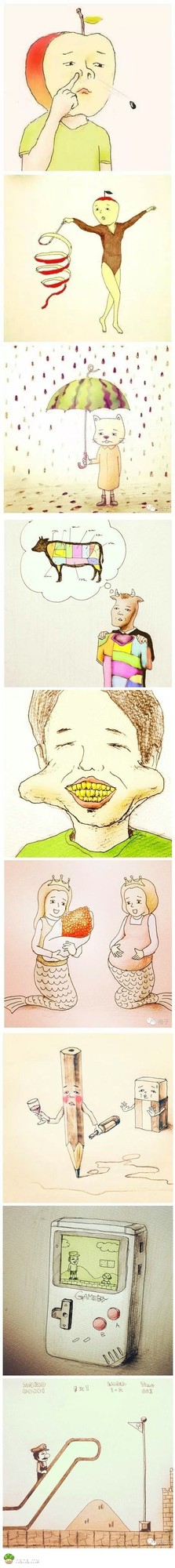 这些蜜汁笑点脑洞极大吐槽精准的图片呦~