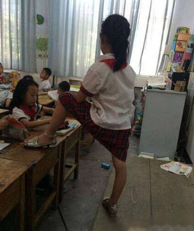 打小就是女汉子