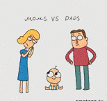 Mom VS Dad