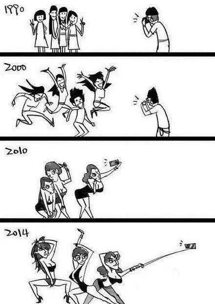 女生自拍的进化过程