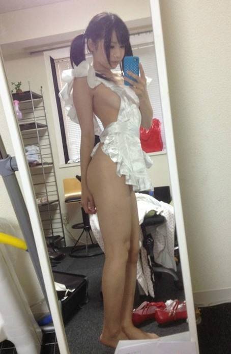 妹子教你穿围裙